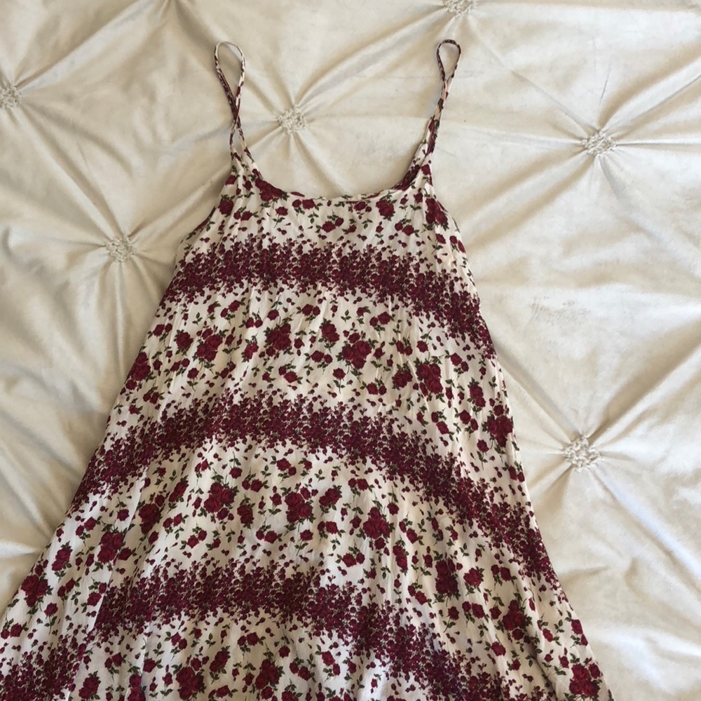 RARE rose patterned brandy melville dress
